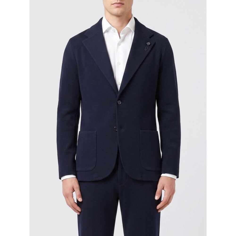 Lardini Jacket Men Blue